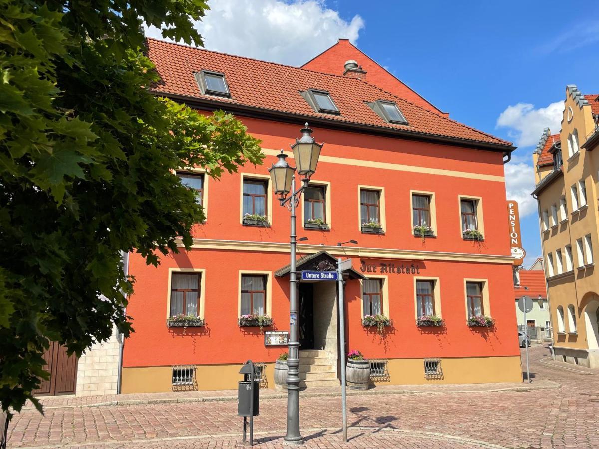 "Zur Altstadt - Am Fusse Der Osterburg" Gaststaette, Pension, Fewo Weida Экстерьер фото